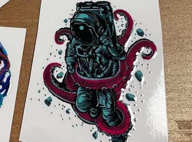 Стикеры УФ ДТФ